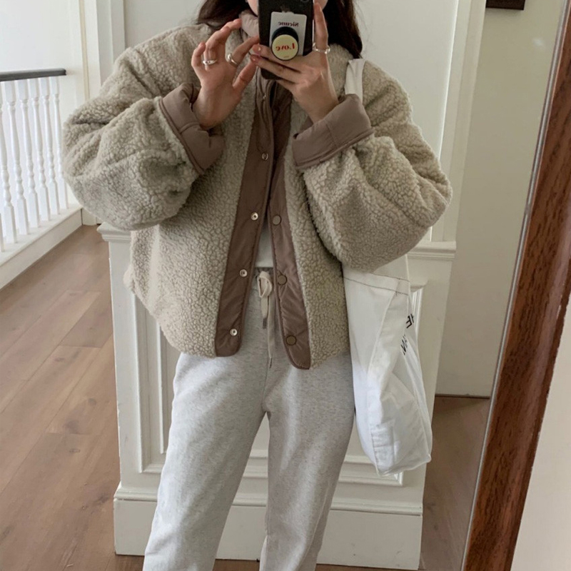 1698102171391_27201.jpg Korean Chic Reversible Fleece Jacket Winter Loose Fit Women