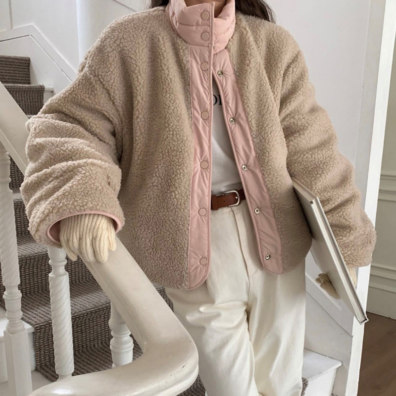 1698102171392_261358.jpg Korean Chic Reversible Fleece Jacket Winter Loose Fit Women