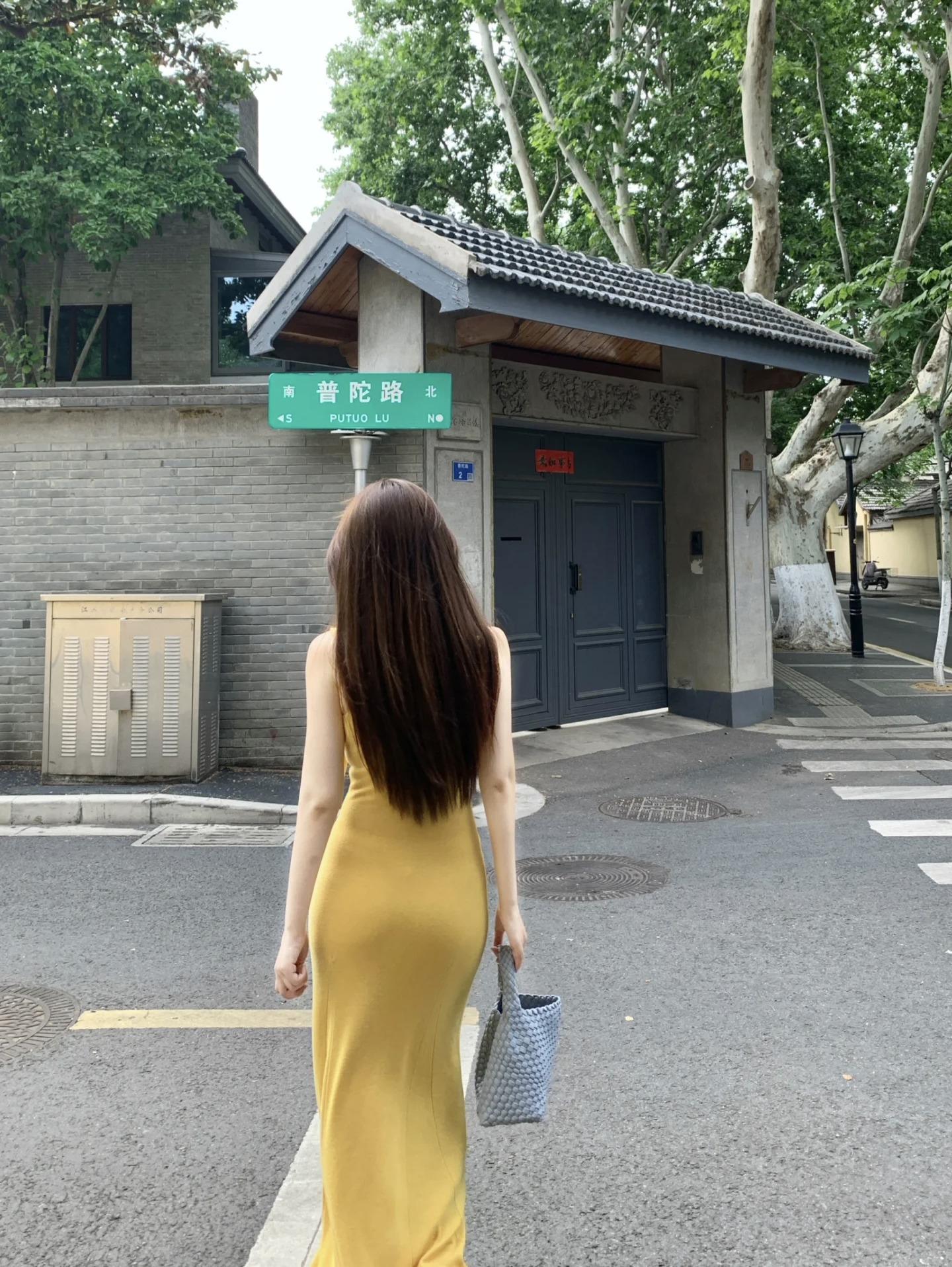 1747882190834_fm9Ctp.jpg Yellow Knit Dress Set with Triangle Scarf for Women Long Dress Two Piece