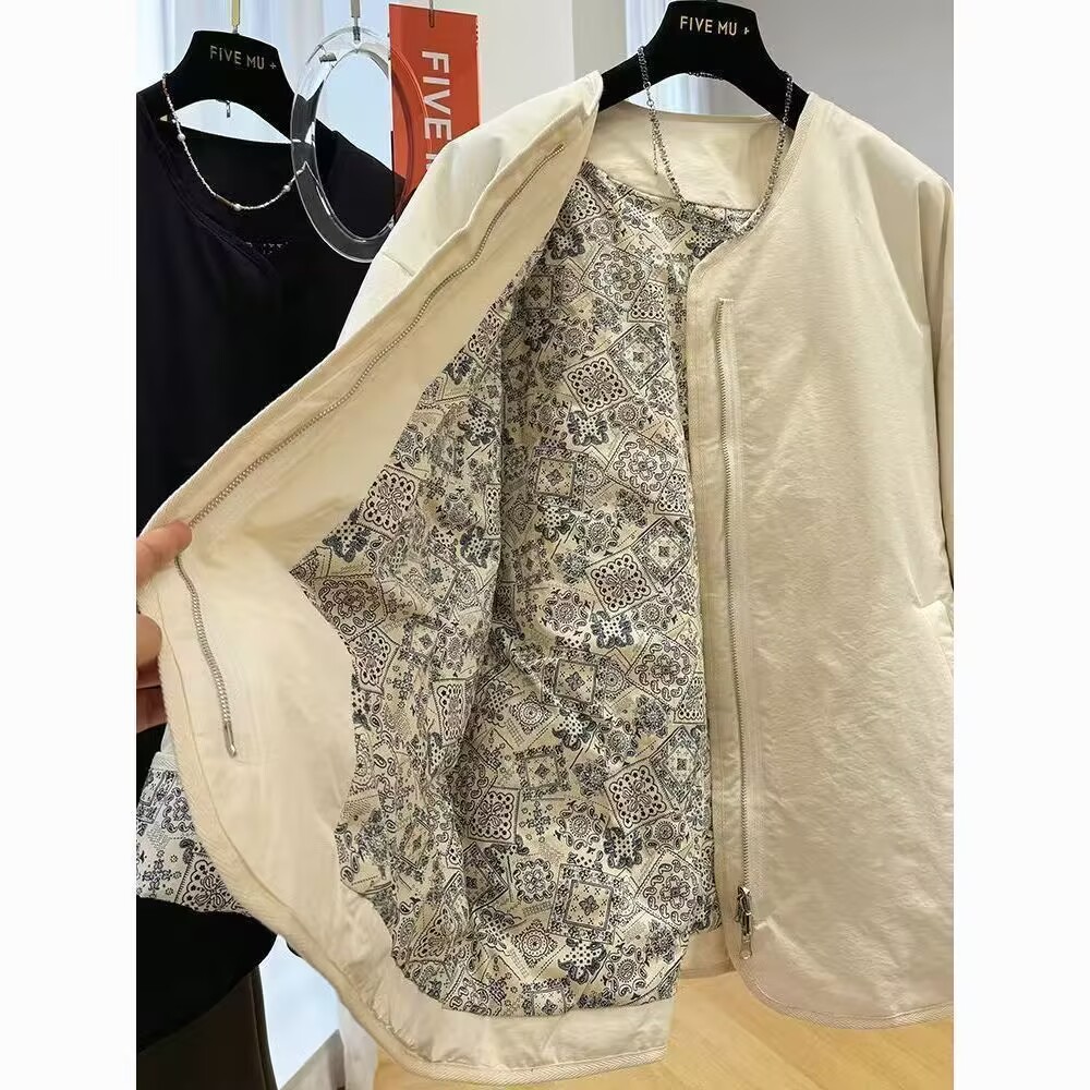 1761619145144_j4mqYm.jpg Women's Winter Cotton Padded Jacket Retro Round Neck Loose Fit