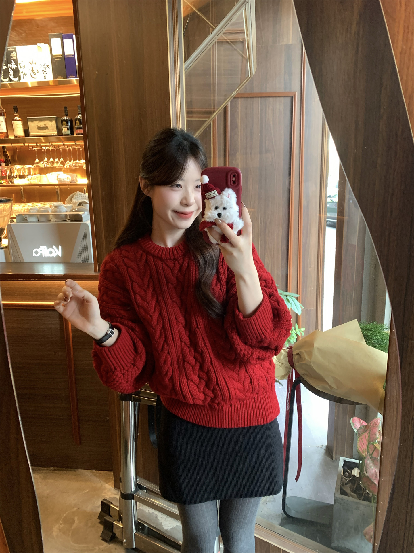 Women's Lazy Vibe Cable Knit Pullover Sweater Plus Thick Loose Fit