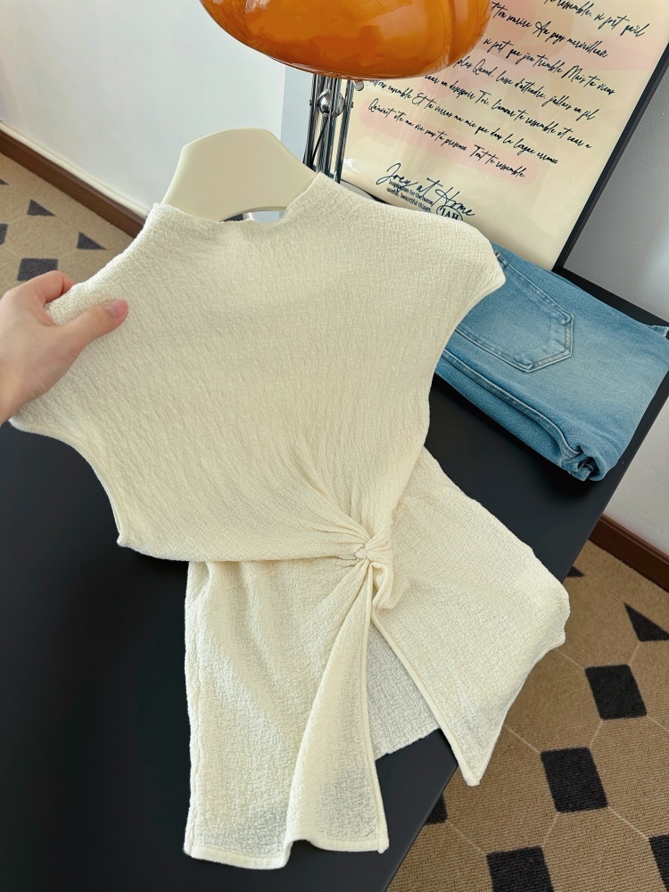 Summer Knit Twist-Front Slimming Cami Top for Women